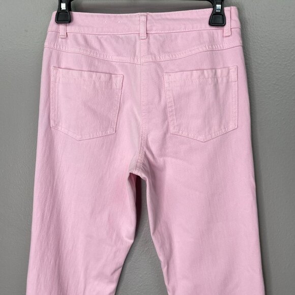 J. Mclaughlin‎ Pink Skinny Jeans Womens 0 Denim 27x31 Ankle - Picture 5 of 9